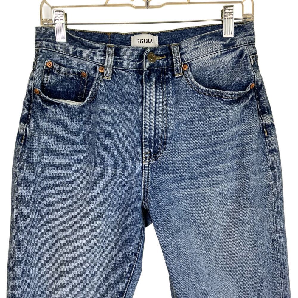 Pistola Sz 27 Keaton High Rise Slim Straight in Playday Wash 90s Ankle Casual - Picture 3 of 16